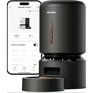 PETLIBRO Dual Bowl Smart App Powered 5L Feeder WiFi PLAF103 Black-BOGO 50%